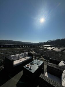 Bath roof terrace